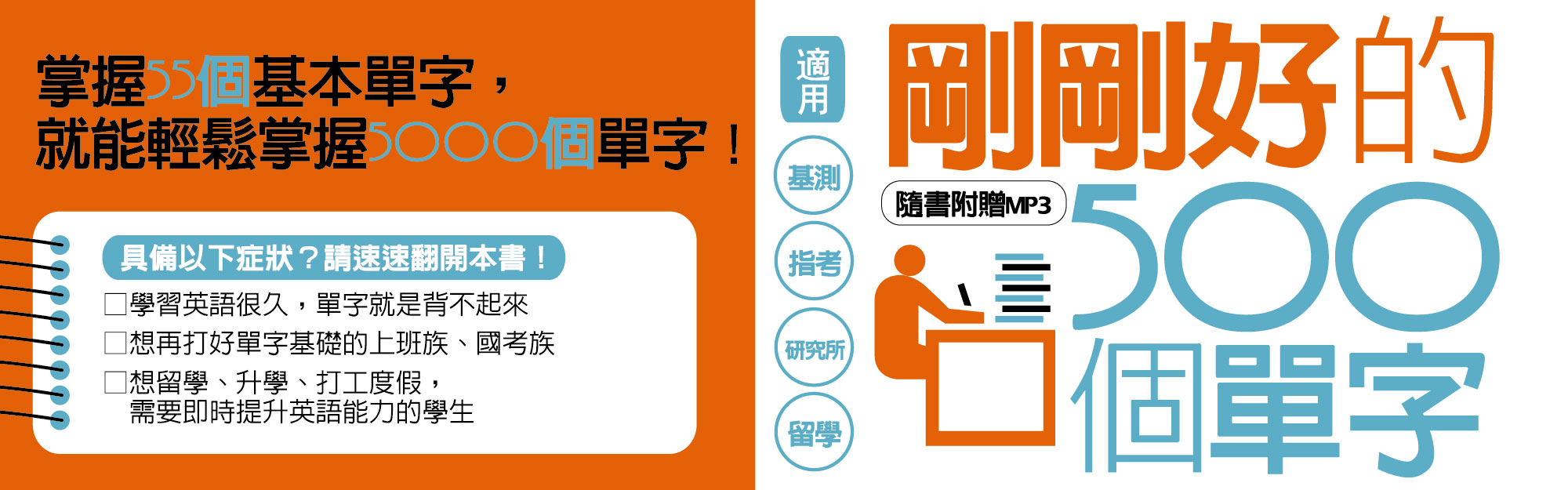 贈書《剛剛好的500個單字》抽獎活動