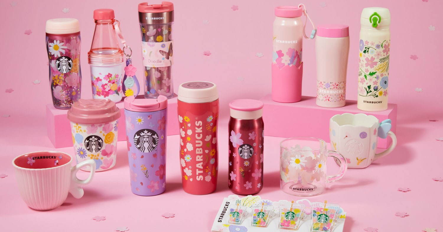 2021年日本星巴克夢幻櫻花杯浪漫登場！哈日妞踏青賞櫻必敗精品 Starbucks、櫻花杯、保溫杯、隨手杯、星巴克