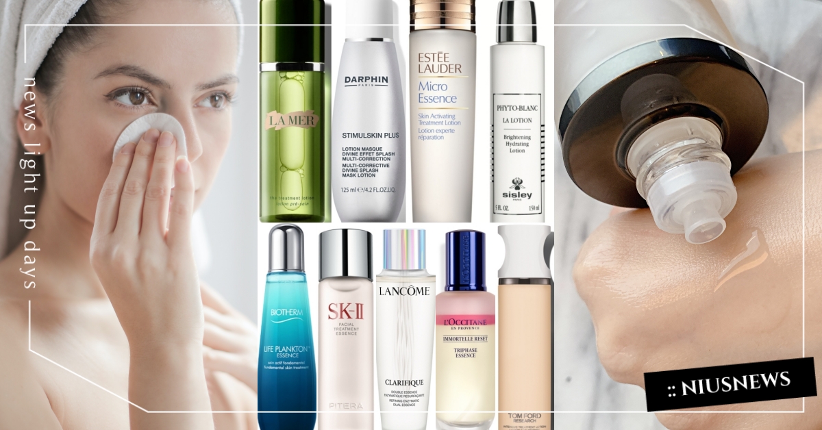 2021高機能精華水評比「滲透力」最強9款推薦，前導、濕敷一瓶多用途！ 妞評比百科、妞百科教室、2021精華水評比、精華水、水精華、水乳液、高機能化妝水、前導、保濕、滲透力、濕敷、評比、保養技巧、實測、評測