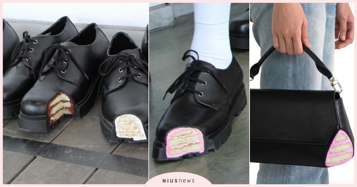 鞋被偷吃一口？「蛋糕皮鞋＆包包」爆紅開賣！3口味奶油夾心超逼真，網許願：生日送這 蛋糕皮鞋、蛋糕皮鞋、蛋糕包包、皮鞋蛋糕切面、TalMaslavi、TalMaslavi蛋糕皮鞋、CakeDerbyShoes、甜點鞋