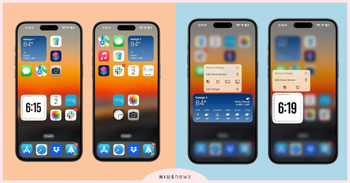 iOS 18自由度超高10玩法設定！icon重新排列還能隱藏、色調統一改色？ iOS 18、主畫面、鎖定畫面、自訂玩法、AI 功能、Apple、iPhone