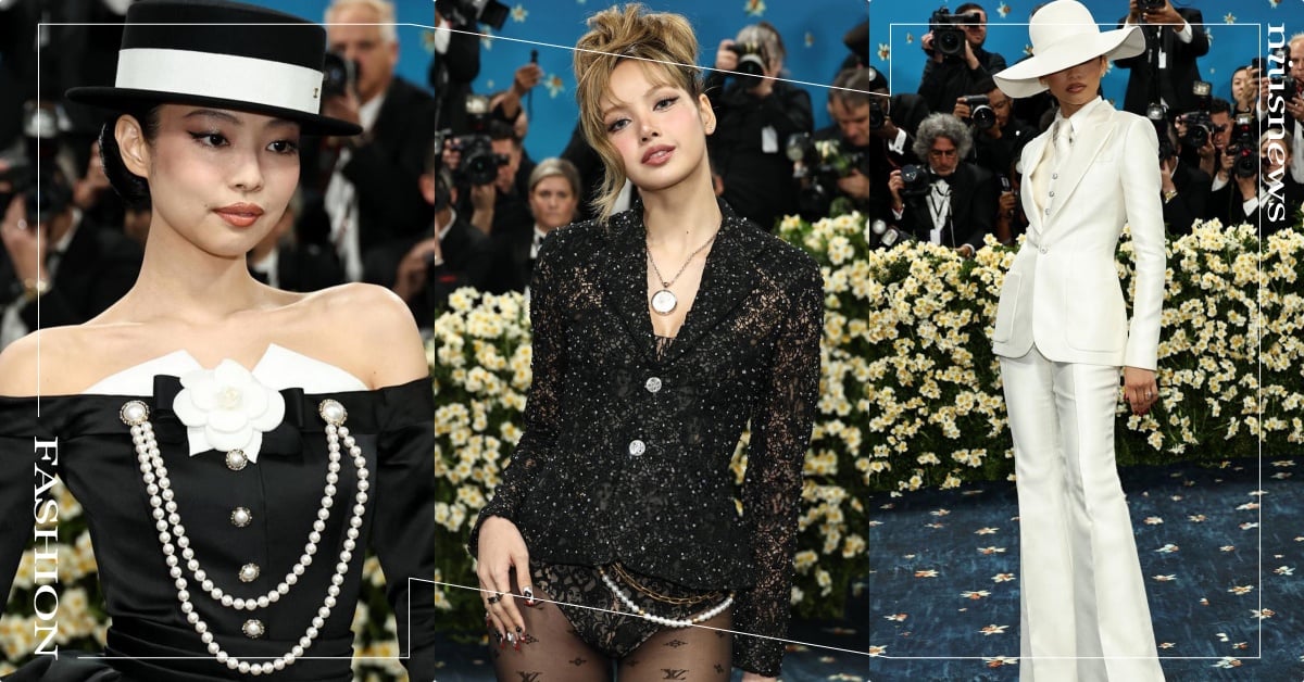 2025「Met Gala四大亮點」褲裝女王是誰？Jennie香奈兒連身褲、Lisa「單穿內褲」高辣熱潮回鍋 2025MetGala、MetGala韓星、MetGala西裝、MetGala晚宴、BLACKPINKMetGala、大都會藝術博物館慈善晚宴、時尚界奧斯卡、韓星穿搭