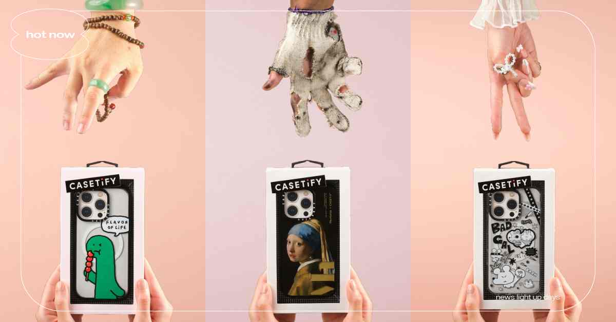 2025母親節6款CASETiFY手機殼推薦！JOGUMAN呆萌恐龍、戴珍珠耳環的少女必收 2025母親節、母親節送禮、母親節送禮推薦、CASETiFY母親節、CASETiFY手機殼