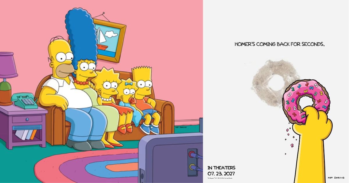 苦等 20 年！《辛普森家庭》宣布將再次推出電影版 辛普森家庭、 美式動畫、 電影版、 2027、 荷馬辛普森