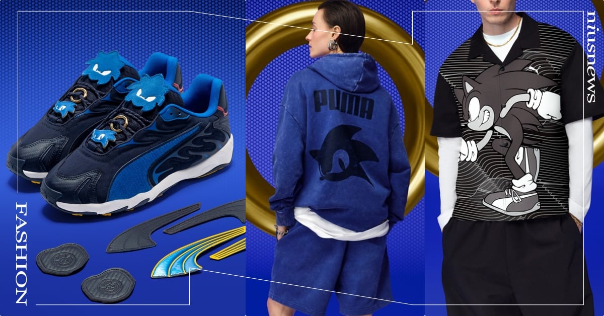 音速小子變身史上最快運動鞋！PUMA聯名8款台灣開賣，「刺蝟夏特、狐狸塔爾斯」高速出沒 音速小子運動鞋、PUMA聯名、音速小子聯名、音速小子服裝、音速小子童裝、音速小子電玩、PUMA聯名運動鞋