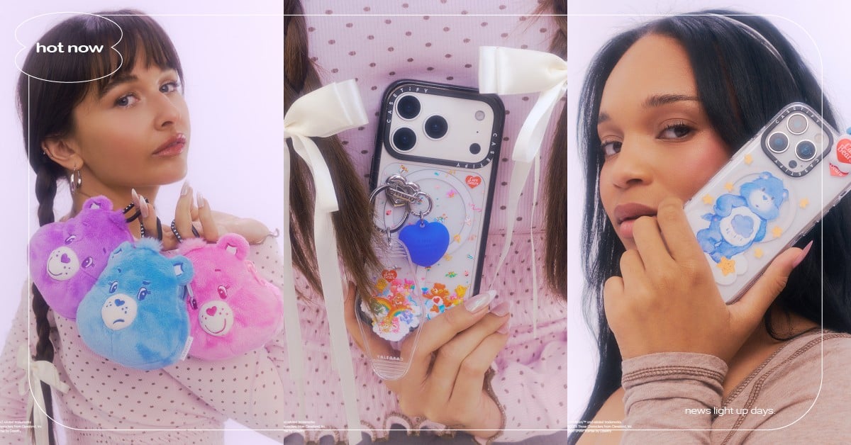 CASETiFY「Care Bears彩虹熊」聯名！立體毛絨耳機收納包、迷你吊飾盲盒超勸敗 Care Bears彩虹熊、Care Bears、彩虹熊、彩虹熊CASETiFY、Care Bears彩虹熊聯名、Care Bears聯名、彩虹熊聯名、Care Bears手機殼、彩虹熊手機殼