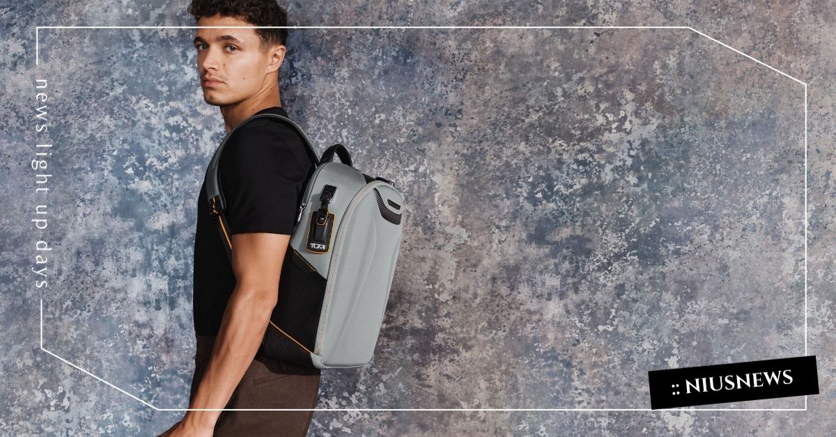 F1新科冠軍 Lando Norris 帥翻！TUMI 聯名系列歡慶奪冠，年底出國、男友禮物就鎖定這咖！ TUMI、McLaren、LandoNorris、F1冠軍、機場時尚