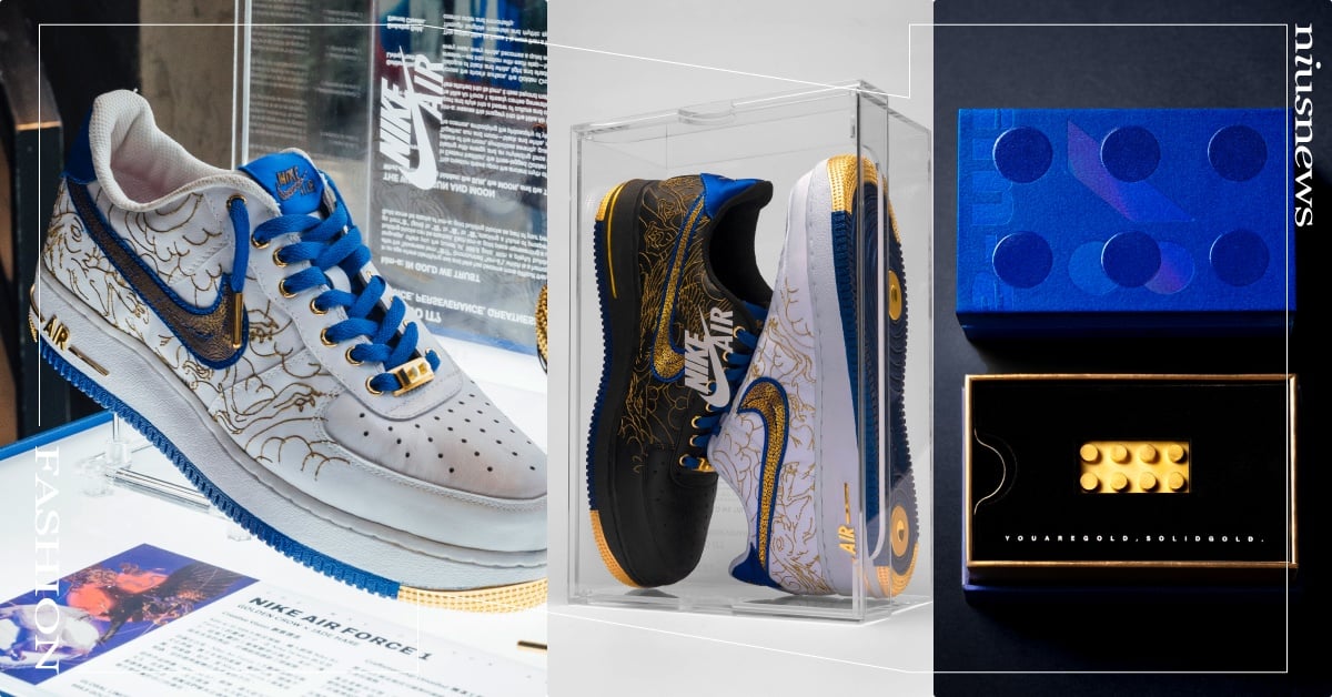 限量9雙「破千萬Nike黃金鞋」空降台中！朝聖kim-a:超狂黃金展覽，金塊變積木遊戲 Nike黃金鞋、Nike、kim-a:、kim-a:、kim-a:NIKE、kim-a:黃金鞋、黃金運動鞋台中