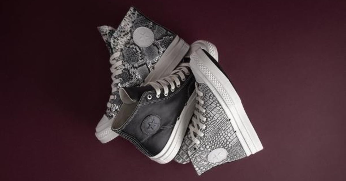 「CONVERSE FIRST STRING」高級皮革＋蛇紋鱷魚紋質感爆棚潮人必收！ CONVERSE、FIRSTSTRING、CHUCKTAYLOR、高級皮革、蛇紋鱷魚紋、UNDEFEATED、時尚穿搭、限量發售