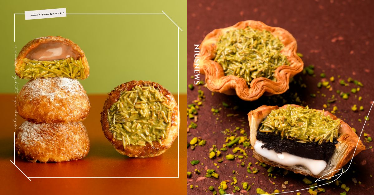 脆爆紅狂推！COMEME開賣「千層杜拜巧克力蛋塔」、 COMMA「杜拜巧克力焦糖泡芙」，出爐時間、售價一次看 杜拜巧克力、泡芙、COMEME、蛋塔、COMMA