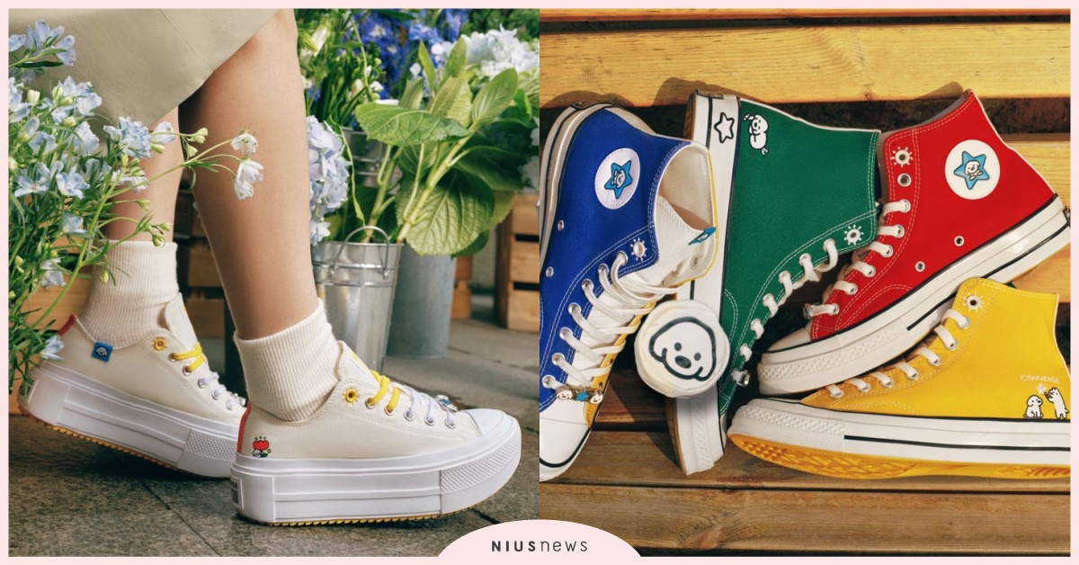 CONVERSE聯名MATSUI「呆萌小白狗厚底鞋」開賣！星星標幟變毛小孩大頭秒融化 CONVERSEMATSUI、MATSUI聯名、CONVERSE聯名、CONVERSE帆布鞋、CONVERSE小白狗聯名、CONVERSE日本插畫家聯名