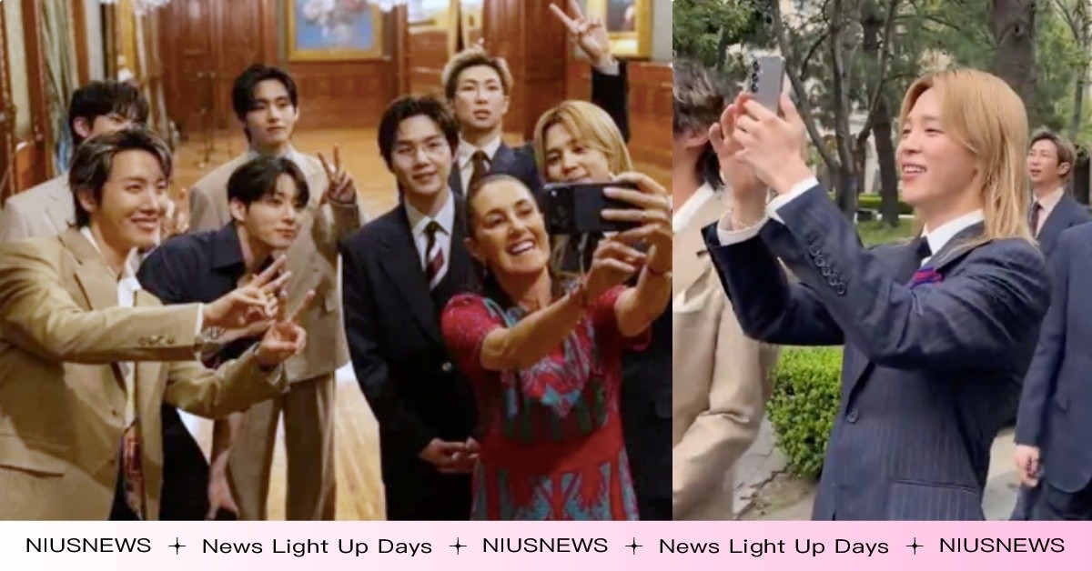 墨西哥總統與防彈少年團自拍「超少女掌鏡」！會面七王子幕後影片曝，Jimin狂拍貓咪 墨西哥總統防彈少年團、墨西哥防彈少年團、防彈少年團巡演、防彈少年團墨西哥、防彈少年團、防彈少年團總統府