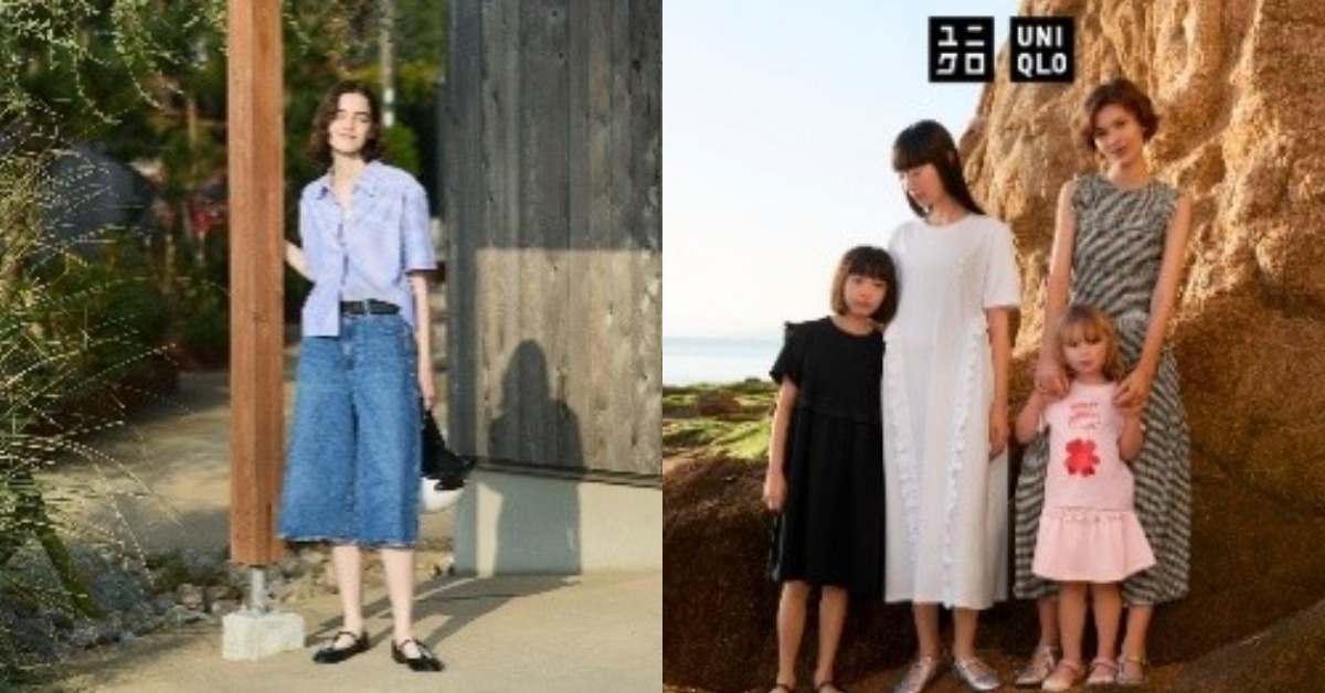 UNIQLO感謝祭 5/29開跑「Cecilie Bahnsen聯名」夢幻登場，百款夏服149元起 UNIQLO、UNIQLO感謝祭、CecilieBahnsen、藍色監獄UT、夏日穿搭、防曬穿搭、Jorts牛仔褲、期間限定