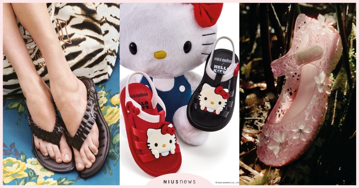 Hello Kitty三麗鷗厚底拖鞋！Melissa「4大聯名鞋台灣開賣」，小花果凍瑪莉珍超夢幻 Hello Kitty三麗鷗聯名、聯名涼鞋、三麗鷗聯名涼鞋、三麗鷗聯名Melissa、Melissa聯名、Melissa果凍鞋