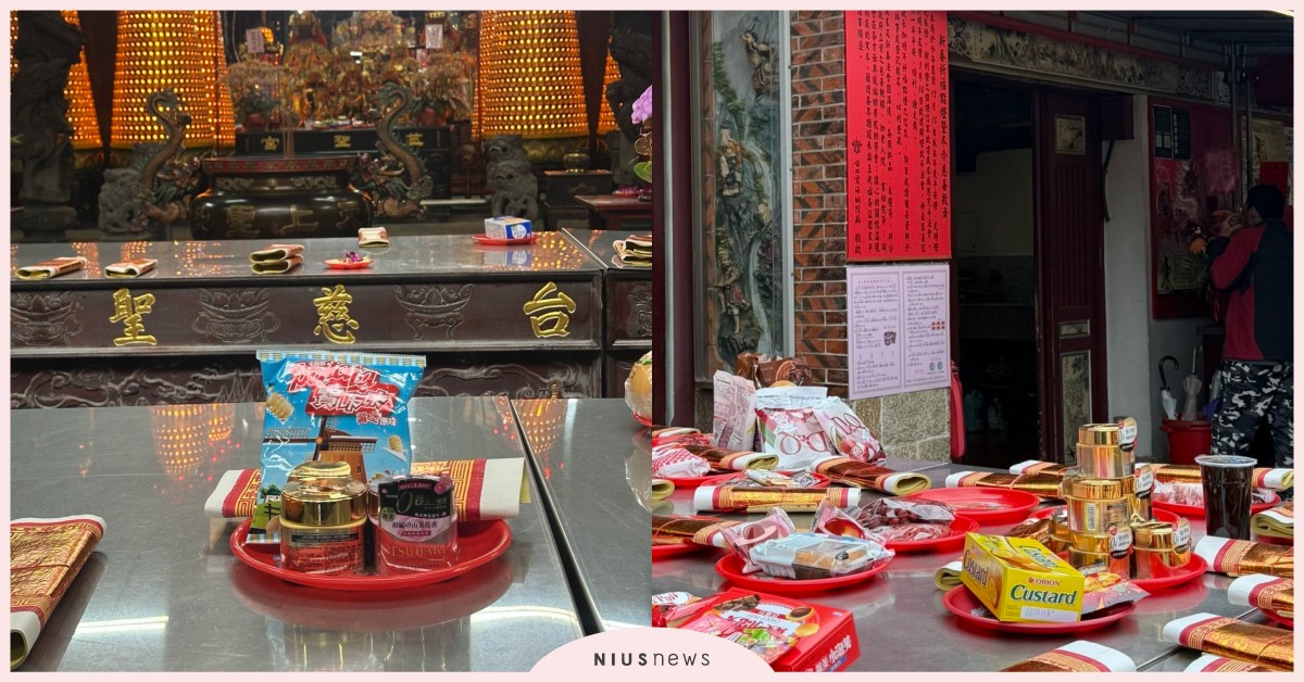 髮膜金字塔現身月老廟！網友再進化：拿去拜媽祖求從頭順 